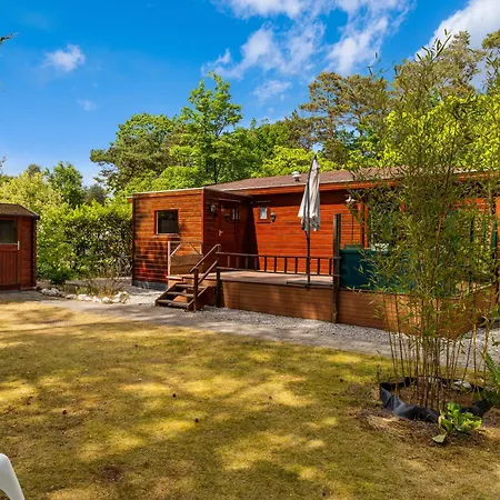 Boshuisje Woodsy 6pers - Nabij Toverland Chalet Sevenum