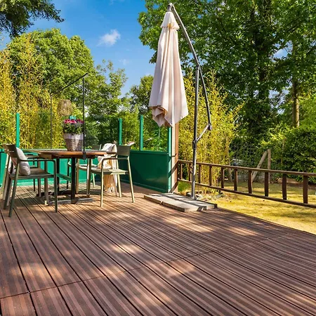 Boshuisje Woodsy 6pers - Nabij Toverland Chalet Sevenum